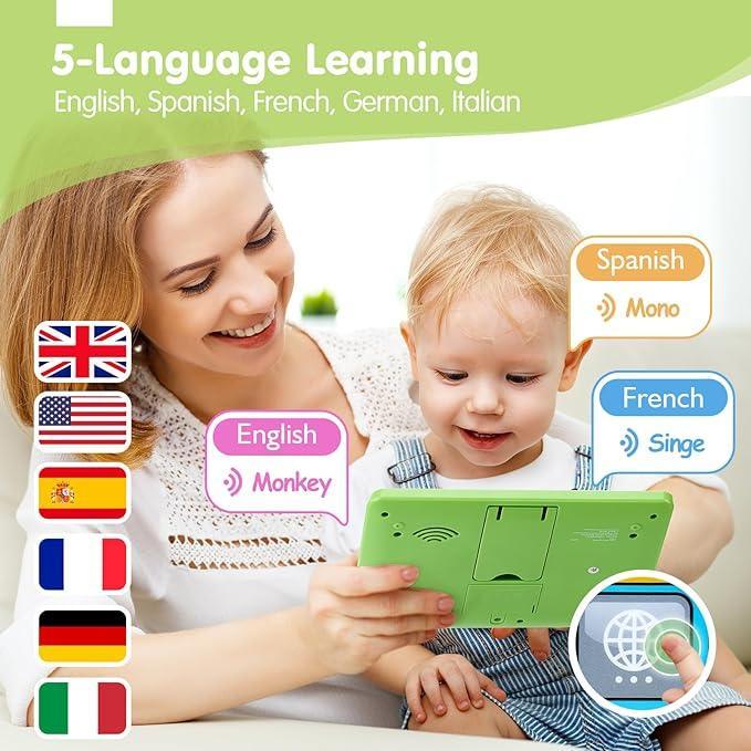 Hahaland Multilingual Baby Learning Tablet for Boys & Girls - MiniGlobe.in – Bringing the World to Little Hands | Global Kids Products