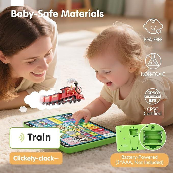 Hahaland Multilingual Baby Learning Tablet for Boys & Girls - MiniGlobe.in – Bringing the World to Little Hands | Global Kids Products
