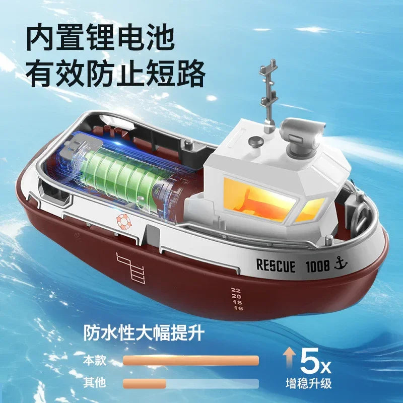Mini RC Speedboat 1:32 Remote Control Charging Boat - MiniGlobe.in – Bringing the World to Little Hands | Global Kids Products